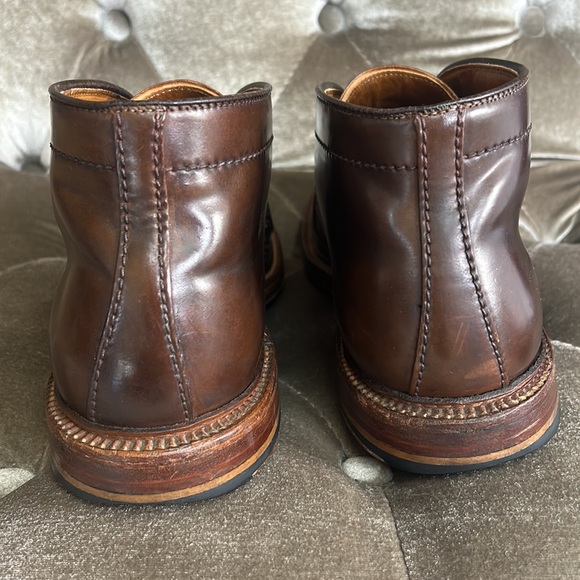 Alden Barrie cigar chukka leather lace up ankle boots men’s sz 6 C/E - Picture 7 of 12